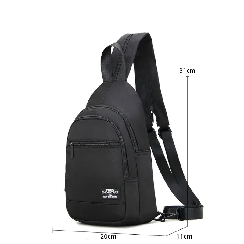 mini sac à dos décontracté pour hommes, sac de poitrine léger multifonction, sacs à dos d'extérieur, petit sac à dos de voyage, sac à bandoulière de poitrine pour hommes