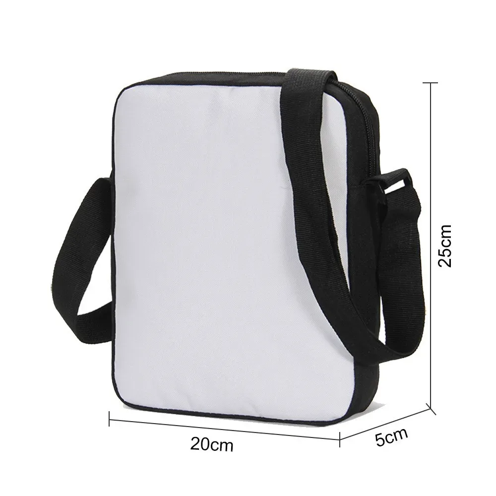 sac à bandoulière pour enfants, avec motifs de dessins animés, bretelles réglables, fermeture à glissière sécurisée, sac léger à porter à l’épaule pour garçons et filles.