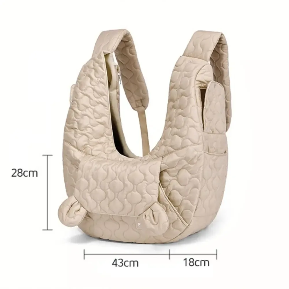 sac de transport pour chien portable de haute qualité, grande capacité, imperméable, sac à dos pour chat, sac de poitrine souple et durable pour animaux de compagnie, utilisation en extérieur