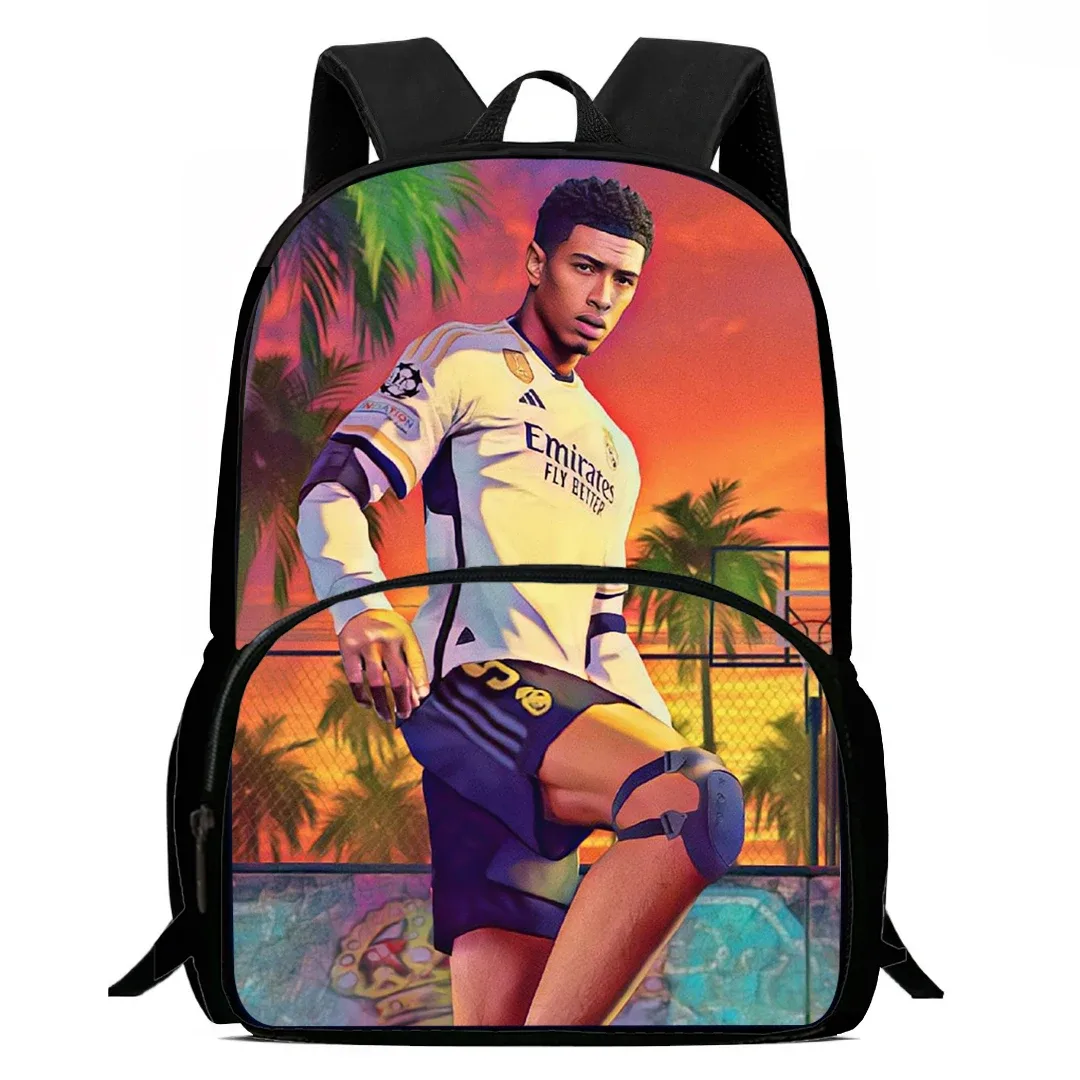 sac à dos cool imprimé b-bellingham pour enfants, sac d'école pour garçons et filles, grande capacité, 15 pouces