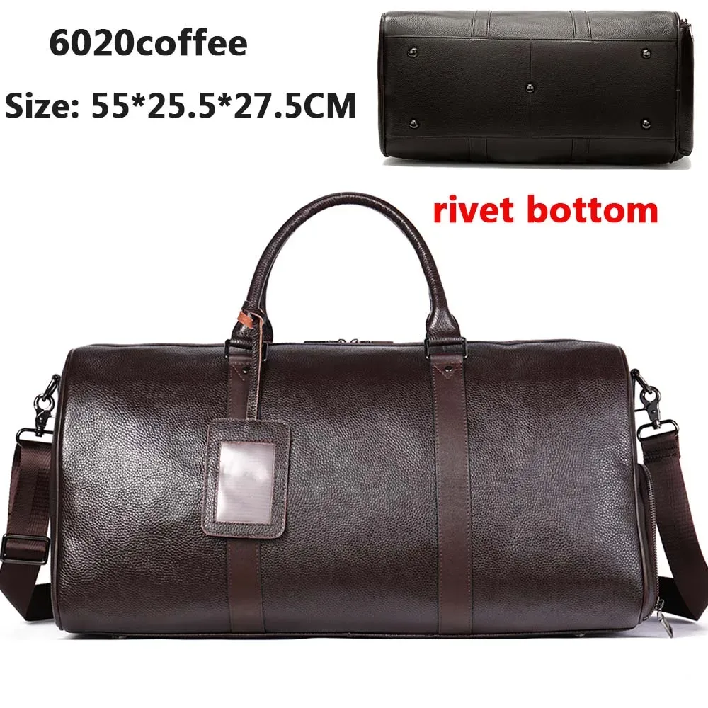 westal sacs de voyage pour hommes bagages à main sacs de sport en cuir véritable bagages en cuir sac de voyage valises sacs à main grand/semaine sac
