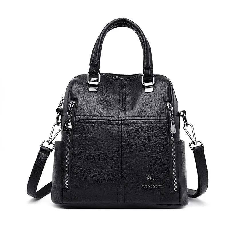sac à dos en cuir vintage pour femmes, sac à bandoulière pour femme, sac de voyage pour femmes, sac d'école pour filles