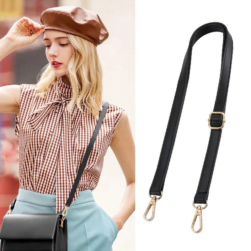 Sac à main en cuir PU pour femmes, accessoires de 35cm, sacoche à bandoulière Durable, sangle d'épaule de remplacement amovible réglable