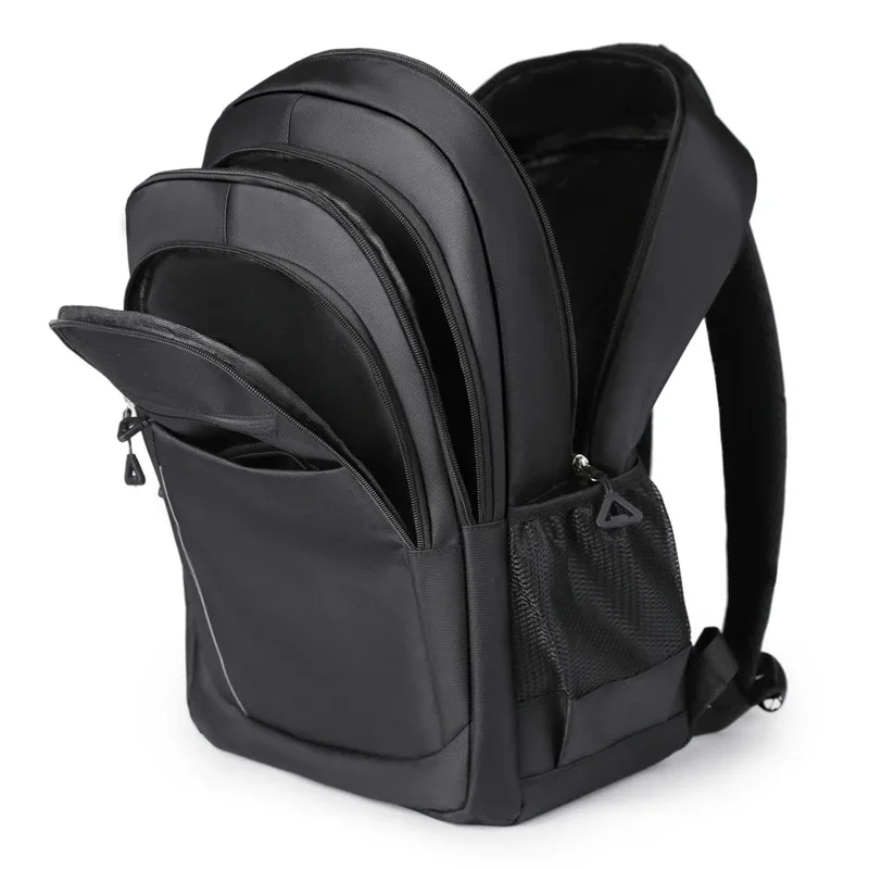 sac à dos durable | sac à dos de loisirs universel | sac de voyage multi-poches, adapté aux voyages d'affaires, aux courts voyages - noir