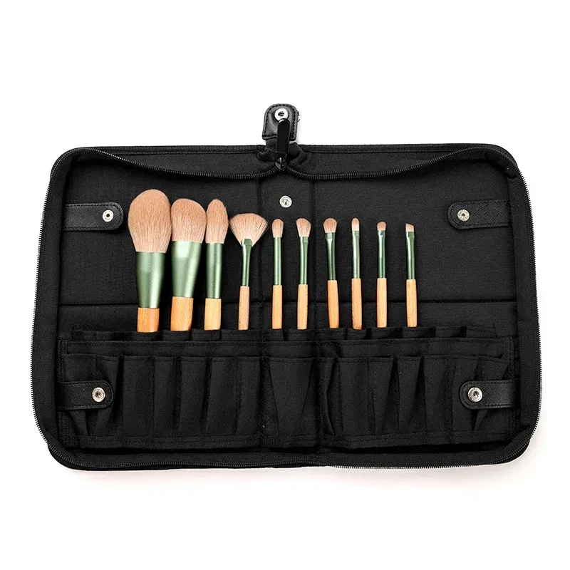 sac à pinceaux de maquillage pliable pour femmes, organisateur de voyage, trousse de toilette cosmétique pour outils de beauté, pochette d'accessoires de lavage