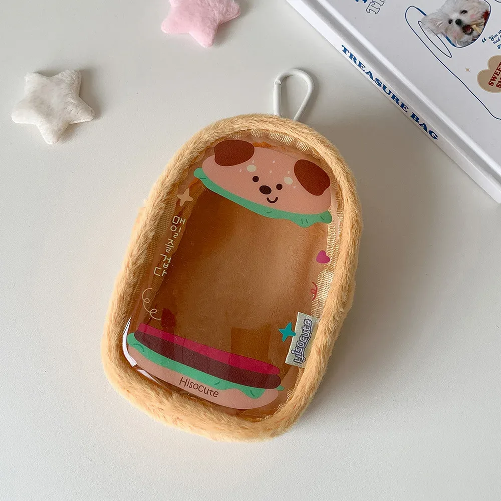 sac de rangement de poupée en peluche de 10cm, pochette suspendue de personnage de dessin animé k-pop, sac de transport de poupée ita pour étudiants, sac à dos transparent en pvc pendentifs