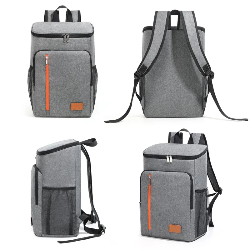 sac isotherme portable 18l pour repas, boîte alimentaire durable, étanche, glacière isotherme, sac à dos oxford pour camping et rangement du dîner