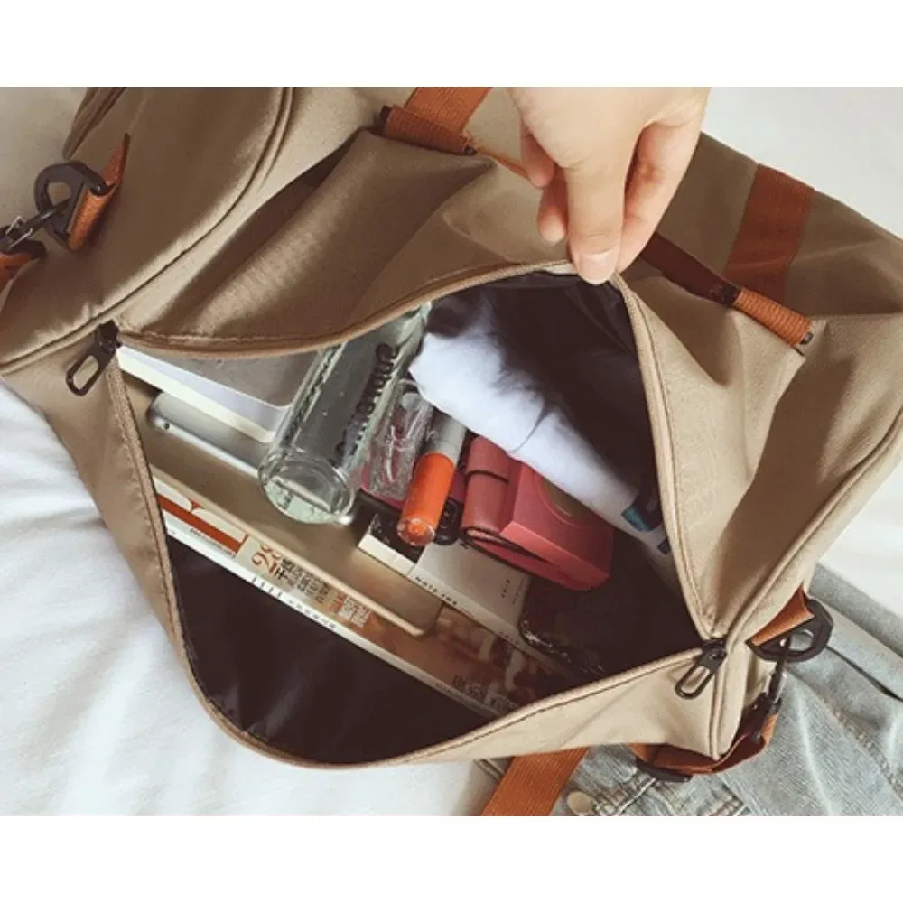 sac de voyage pour homme, grande capacité, sac de sport avec compartiment pour chaussures, sac à main décontracté pour les voyages courts