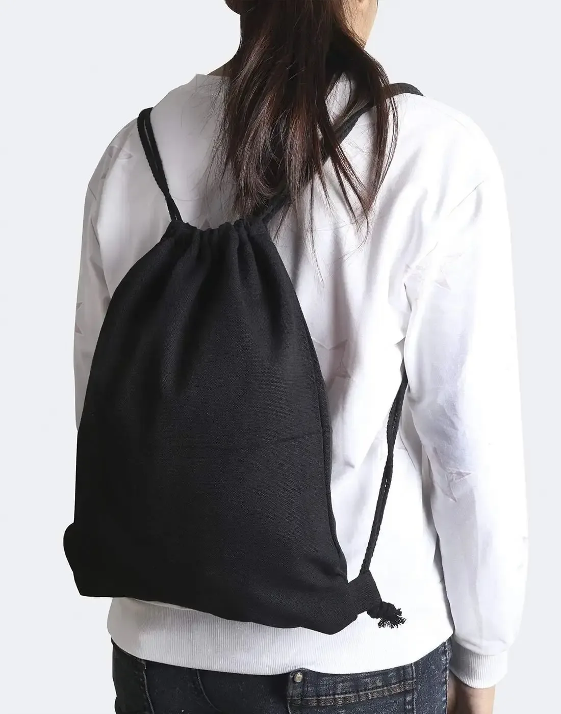 sac de rangement en coton avec cordon de serrage, sacs en toile blanche pour bonbons, pochette cadeau, sacs réutilisables pour articles ménagers, sacs anti-poussière
