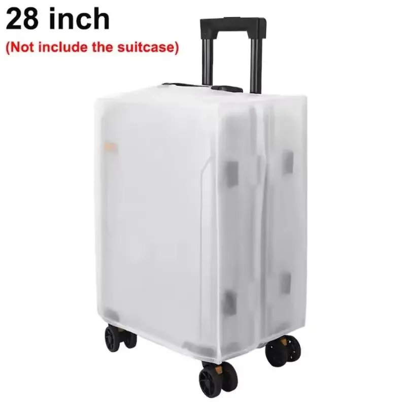 housse de protection givrée résistante à l'usure pour bagages, coque de protection portable, imperméable et anti-poussière pour sac de voyage à roulettes