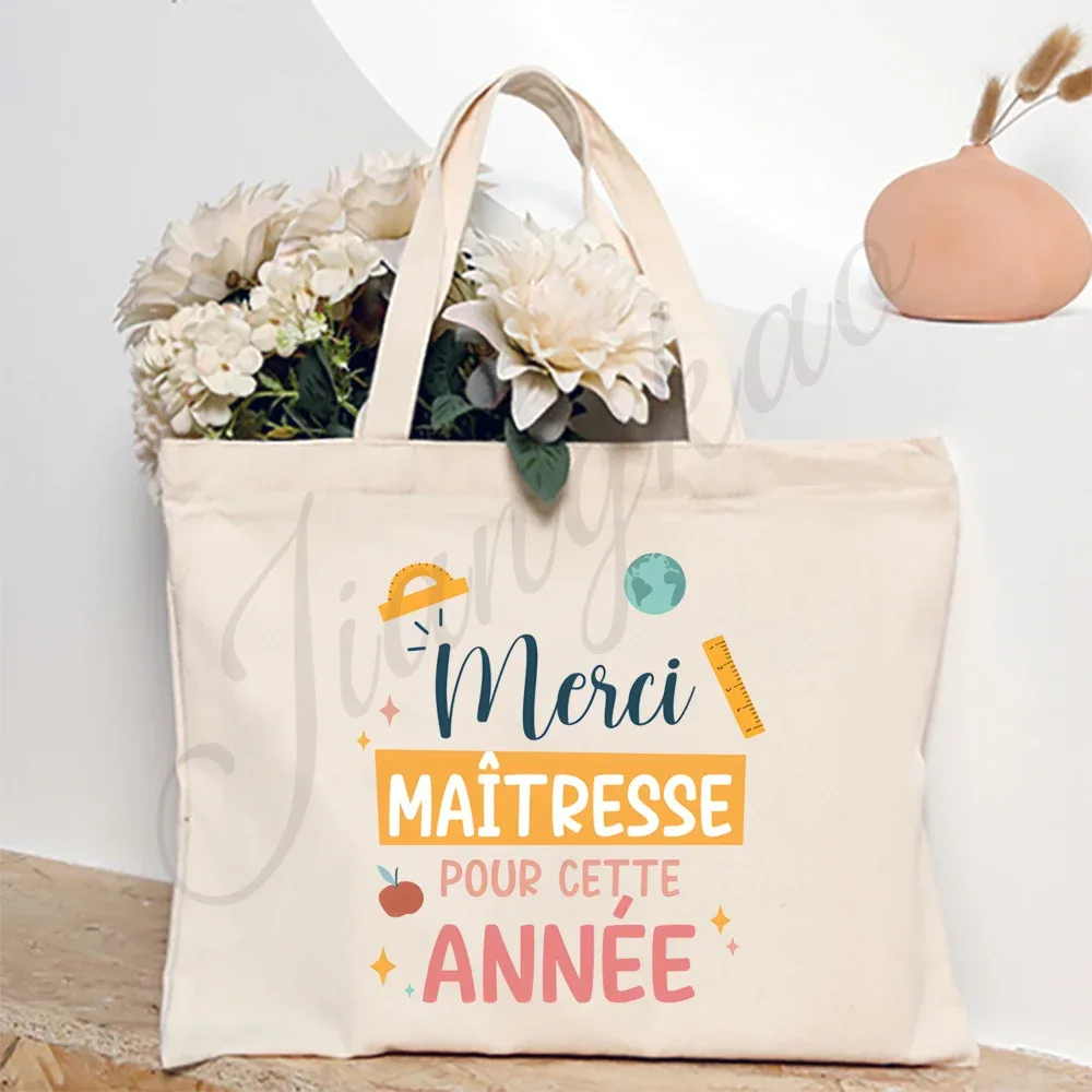 sac fourre-tout imprimé « maitresse maitre en vacances, ne pas déranger », sacs à bandoulière de voyage, cadeau de remerciement pour les enseignants diplômés