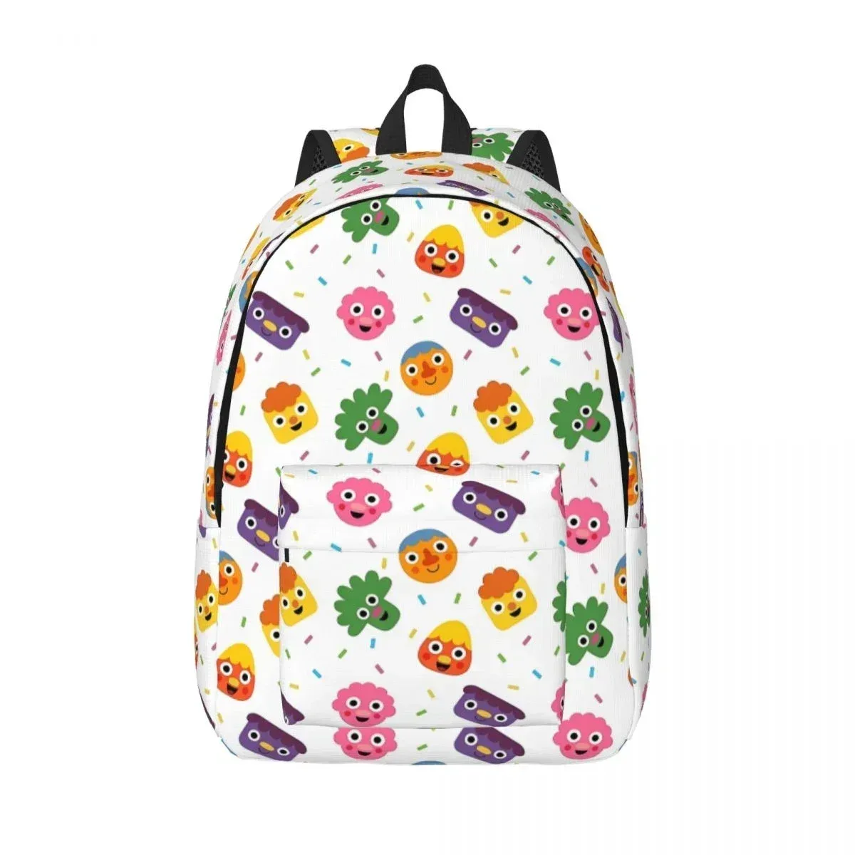 sac à dos micro super simple noodle & pals, idéal pour l'école, la randonnée, les voyages, avec motifs de comptes-rendus et de plantes, sac à dos de jour pour hommes, femmes et étudiants, sac à bandoulière