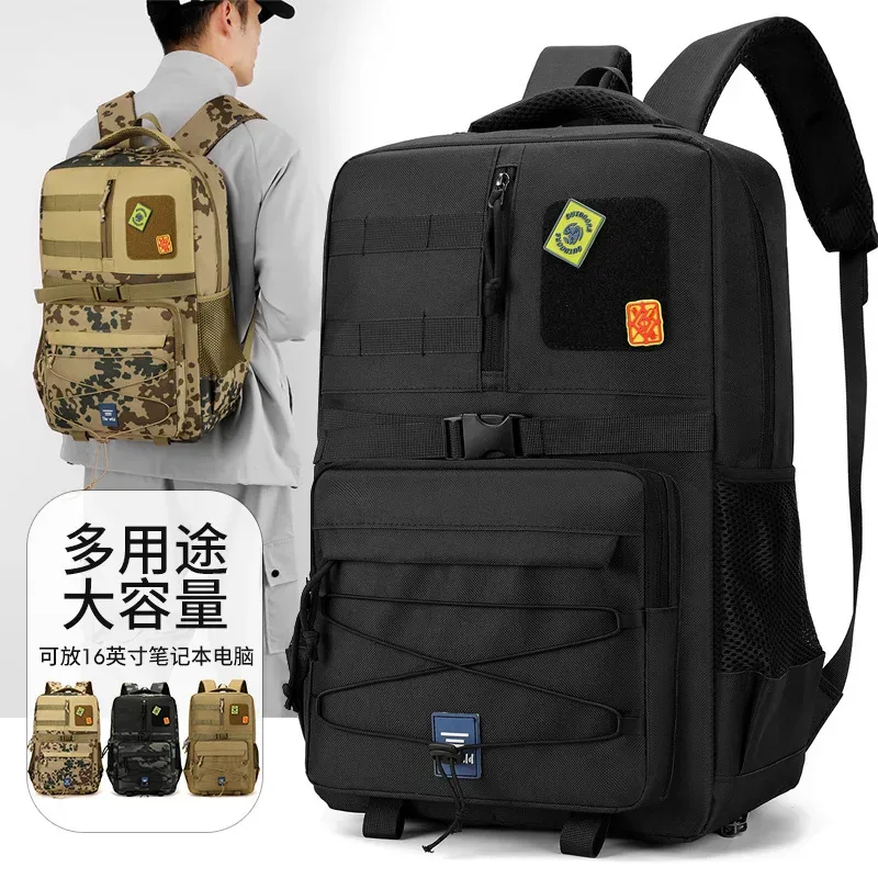 sac à dos tactique extérieur sport voyage randonnée camouflage sac à dos d'affaires de grande capacité