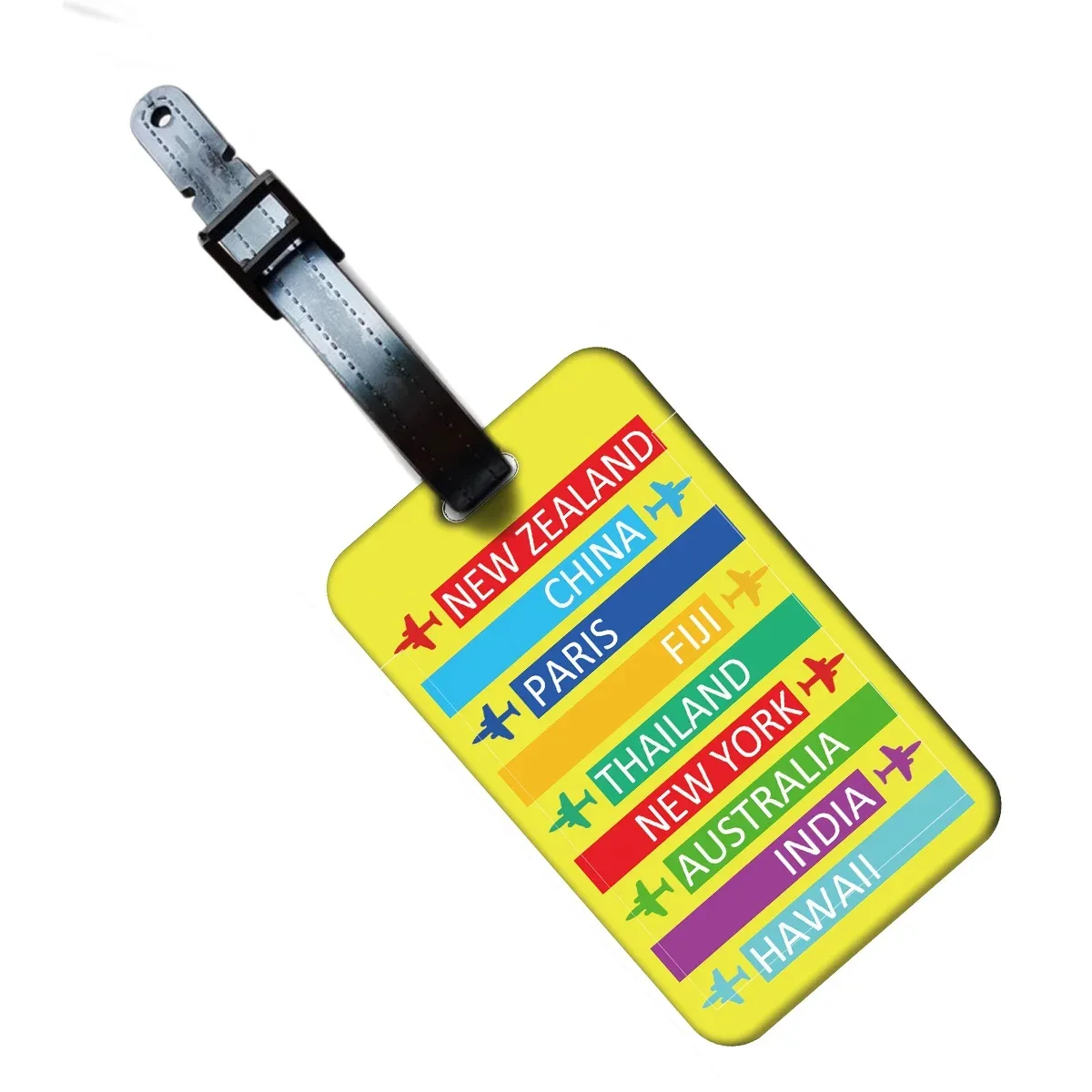 étiquette de bagage créative, accessoire de voyage, porte-adresse pour valise homme, étiquette d'identification de bagage, étiquette d'embarquement portable