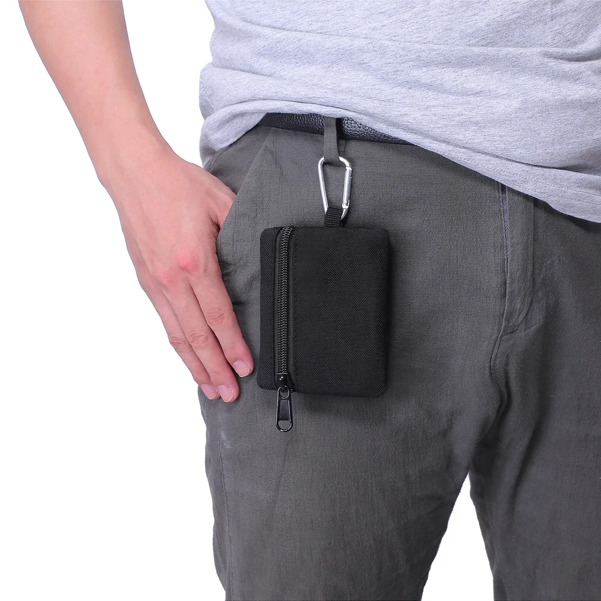 pochette tactique d'extérieur, sac à clés, sac à fermeture éclair pour passionnés militaires, sac banane de sport, sac de rangement pour accessoires, un ensemble