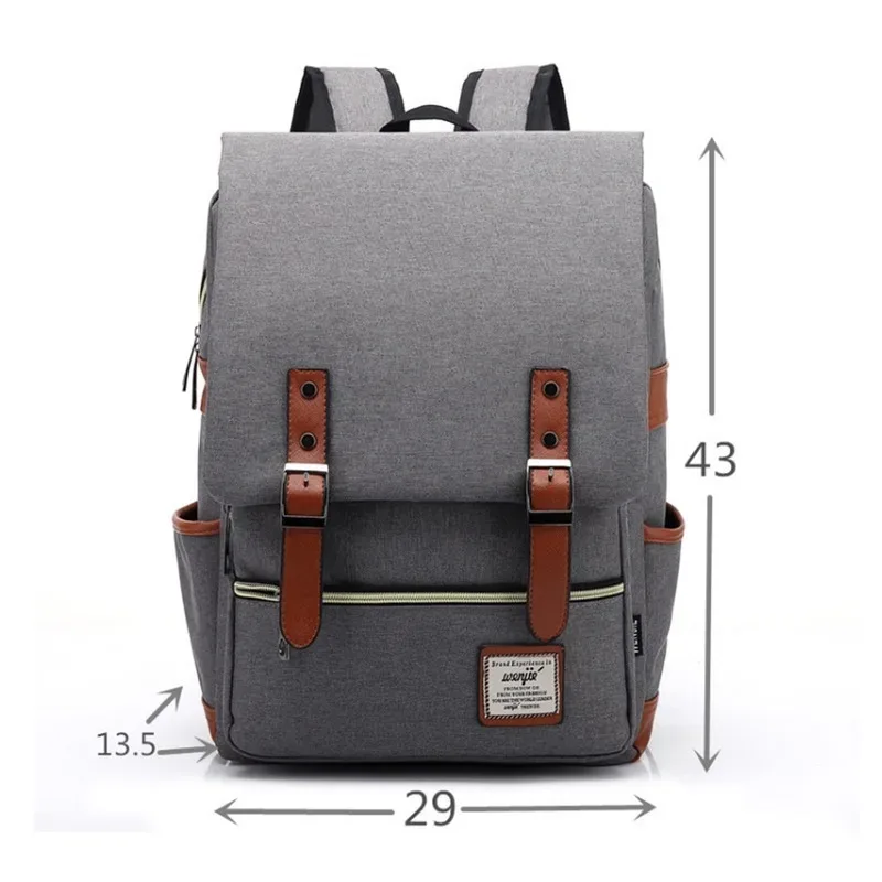 sac à dos vintage pour ordinateur portable, sacs en toile pour femmes, sacs de voyage décontractés en toile pour hommes, sacs rétro décontractés, sacs d'école pour adolescents #