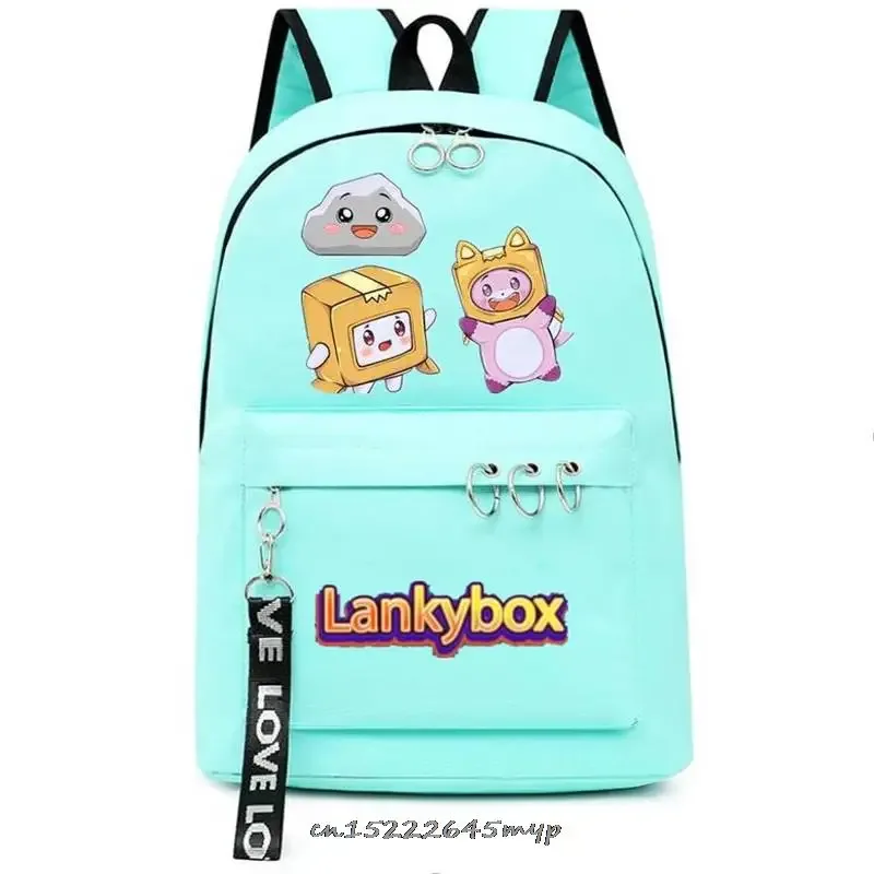 sac dos nylon fleurs dessin animé bleu noir rose galaxie personnages mignons poche latérale fermeture glissière usage voyage capacité grande