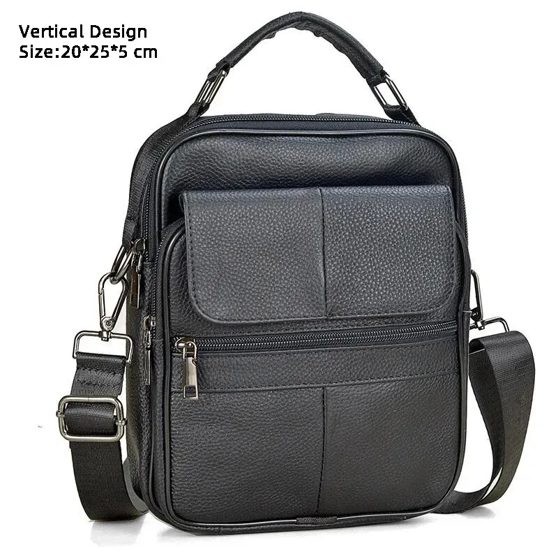 mode chaude hommes sacs de messager sacs à main en cuir véritable pour homme marque de luxe mâle sac à bandoulière pour mini pad garçon sac à bandoulière