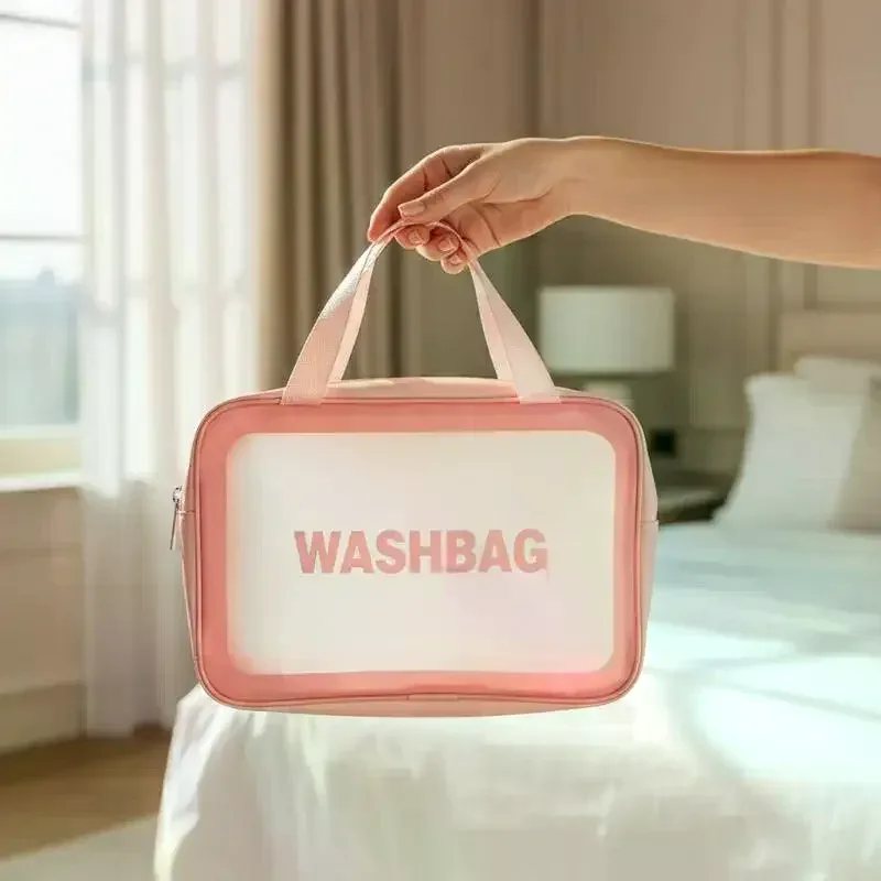 sac de toilette imperméable à double couche pour femmes, organiseur de maquillage de voyage, grand sac de toilette pour la maison
