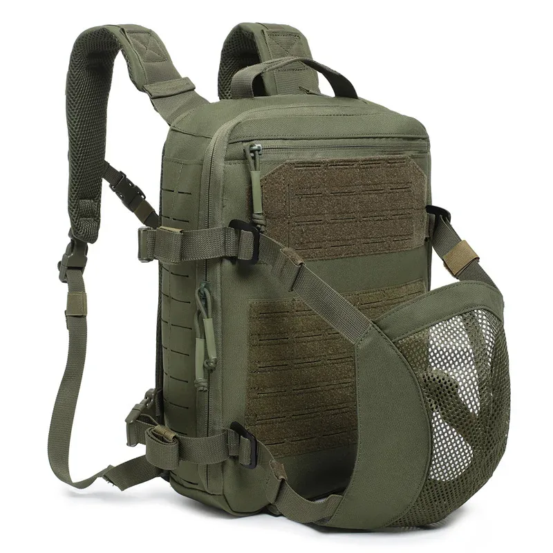 sac dos oxford université nylon vert olive beige noir camouflage poche integree fendue bandoulière arquée sport extérieur