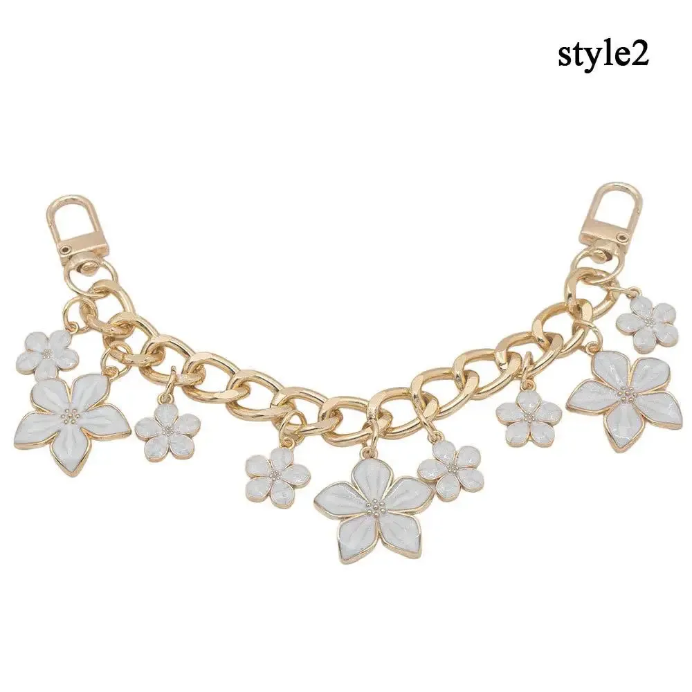 sac en fleurs de cerisier, pendentif, chaîne, nœud en forme de cœur, émail, breloque pour téléphone, chaîne, sangle d'extension, accessoires de sac à bandoulière