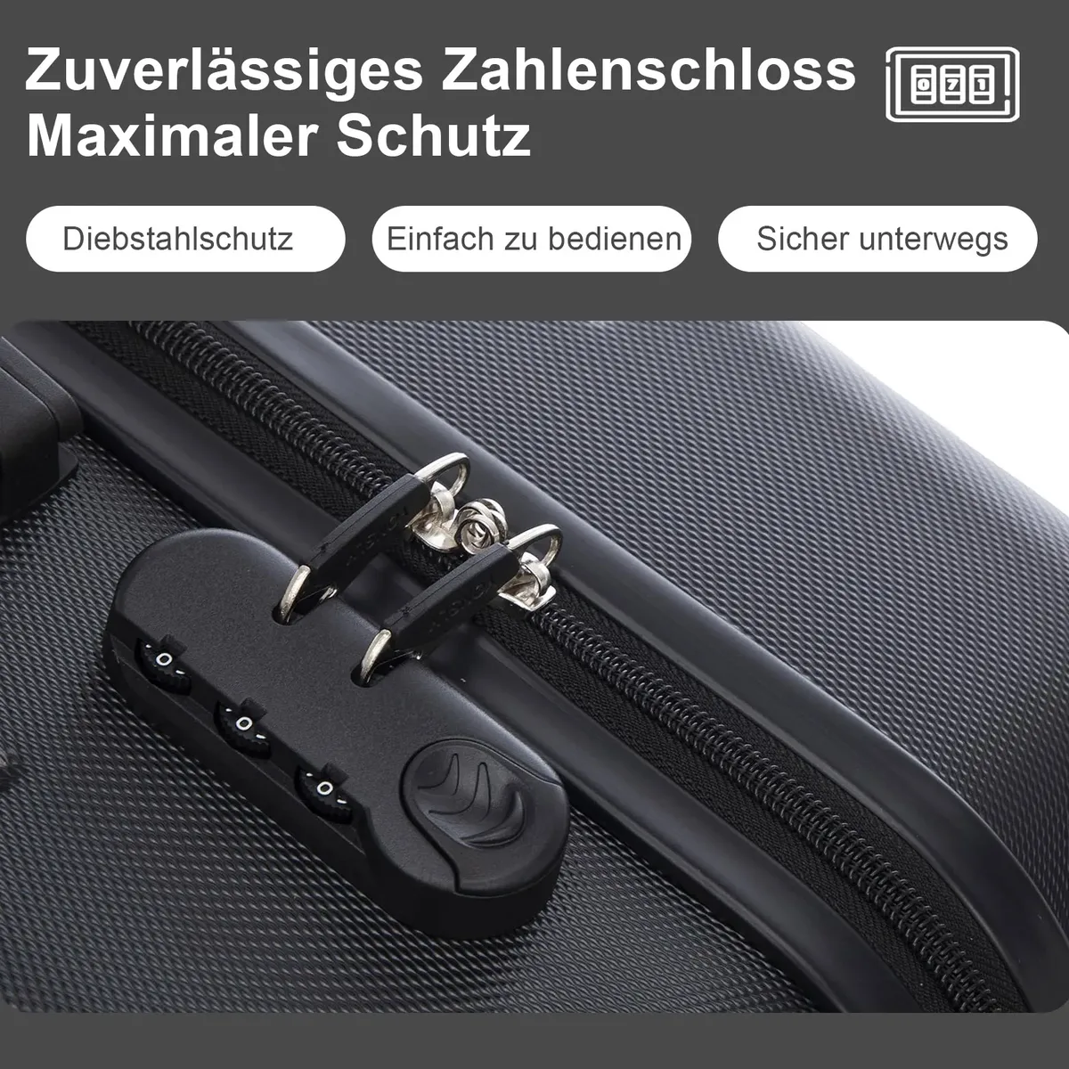 valise yonsly grande 28/24/20 pouces avec serrure à combinaison 4 roues-360° °     valise à roulettes en maille filet avec poignée en caoutchouc souple, noire, légère, pour les voyages, les vacances et les déplacements professionnels