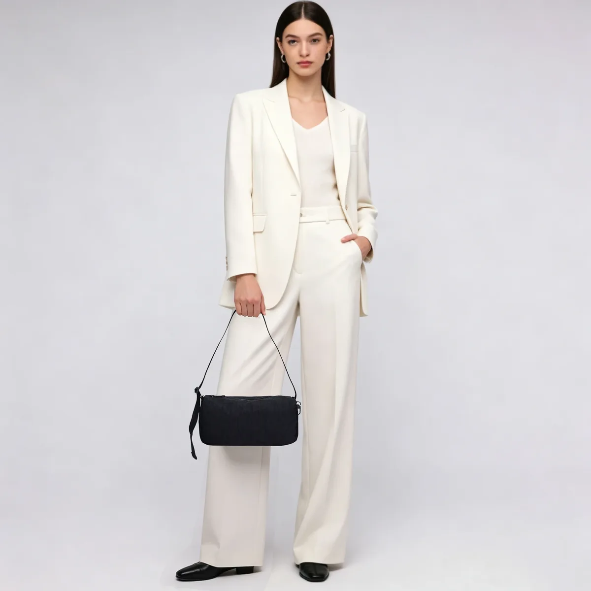 sac mini loaf en nylon, sac bowler grande capacité pour femmes, sac à bandoulière tendance pour le travail, sac de shopping et sac bandoulière