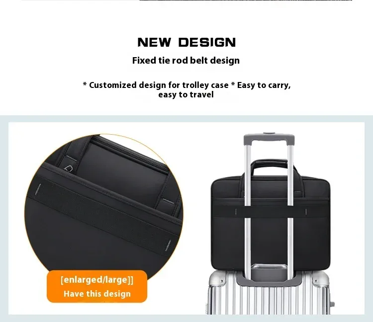 large capacity briefcase bags men business bag 17 15.6 14 inch laptop bag shoulder bags canvas handbags messenger work tote bags