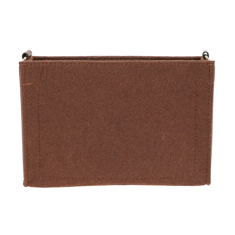 organisateur de sac à main 19/26 avec anneau en d, insert de luxe 26 pour trousse de toilette, organisateur de maquillage avec chaîne pour pochette de toilette