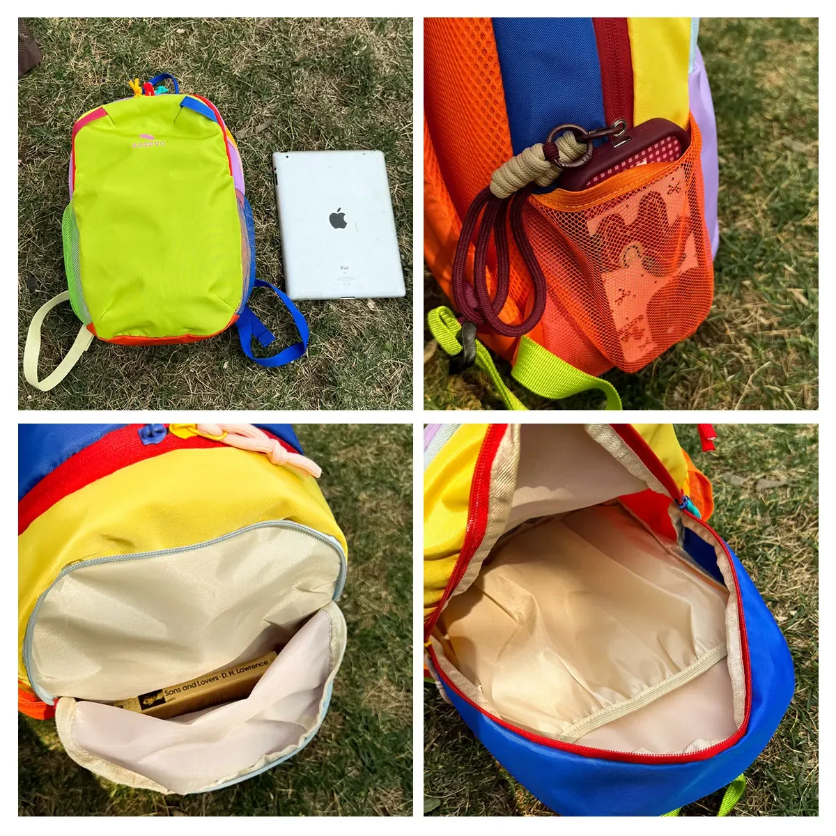sac à dos de sport en nylon dopamine, léger, grande capacité, sac à bandoulière, bolso de hombro, randonnée en plein air, alpinisme