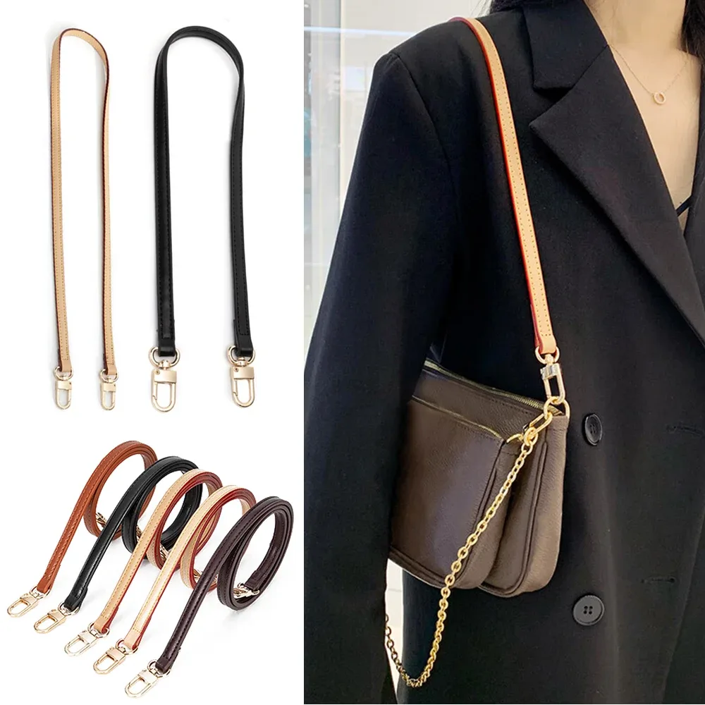 sangle de sac à bandoulière de remplacement de 60 à 120cm de long, couleur unie, poignée de sac à main détachable, ceinture de sac à la mode, nouvelle sangle pour sac à bandoulière