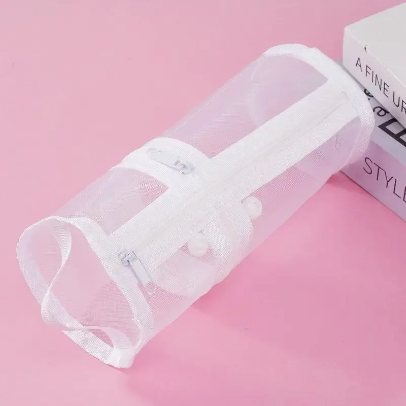 trousse de toilette de voyage en maille respirante avec poches de rangement verticales pour les vacances et les voyages d'affaires