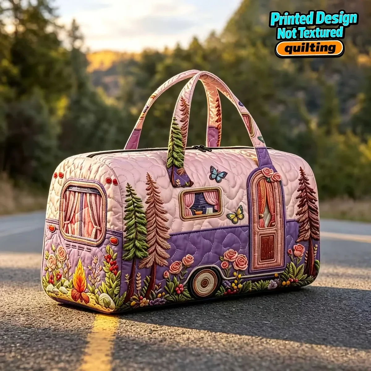Sac à main matelassé durable 40x20x20 cm avec motif matelassé 3D, grande capacité, sac de voyage et de sport