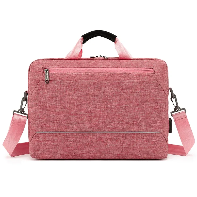 sac à main avec logo personnalisé pour homme, pochette pour ordinateur portable, sac pour ordinateur portable, étanche, travail, affaires, décontracté, étui à bombes, initié, vente en gros