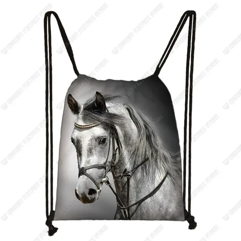 sac à dos cool horse colt meadow painting pour hommes et femmes, sac à bandoulière de proximité, sac de voyage à la mode, sacs de plage décontractés, porte-chaussures souple