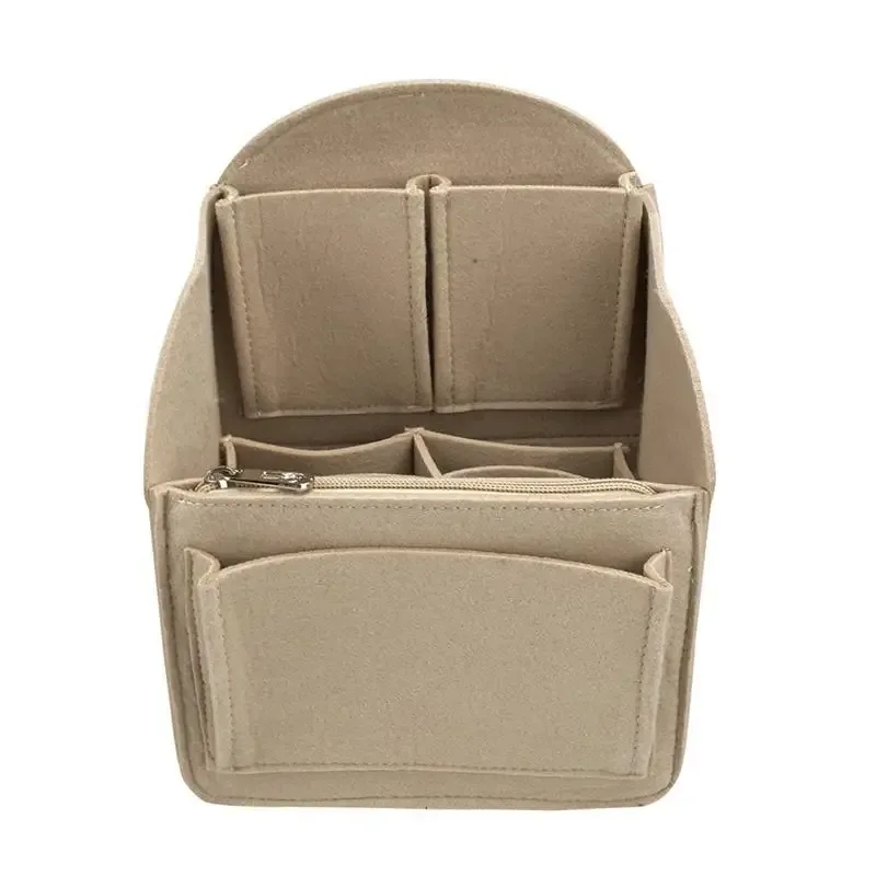 sac de rangement en feutre de grande capacité, sac de voyage, sac intérieur, sac à dos portable, sac de rangement adapté pour sac à bandoulière et sac à main