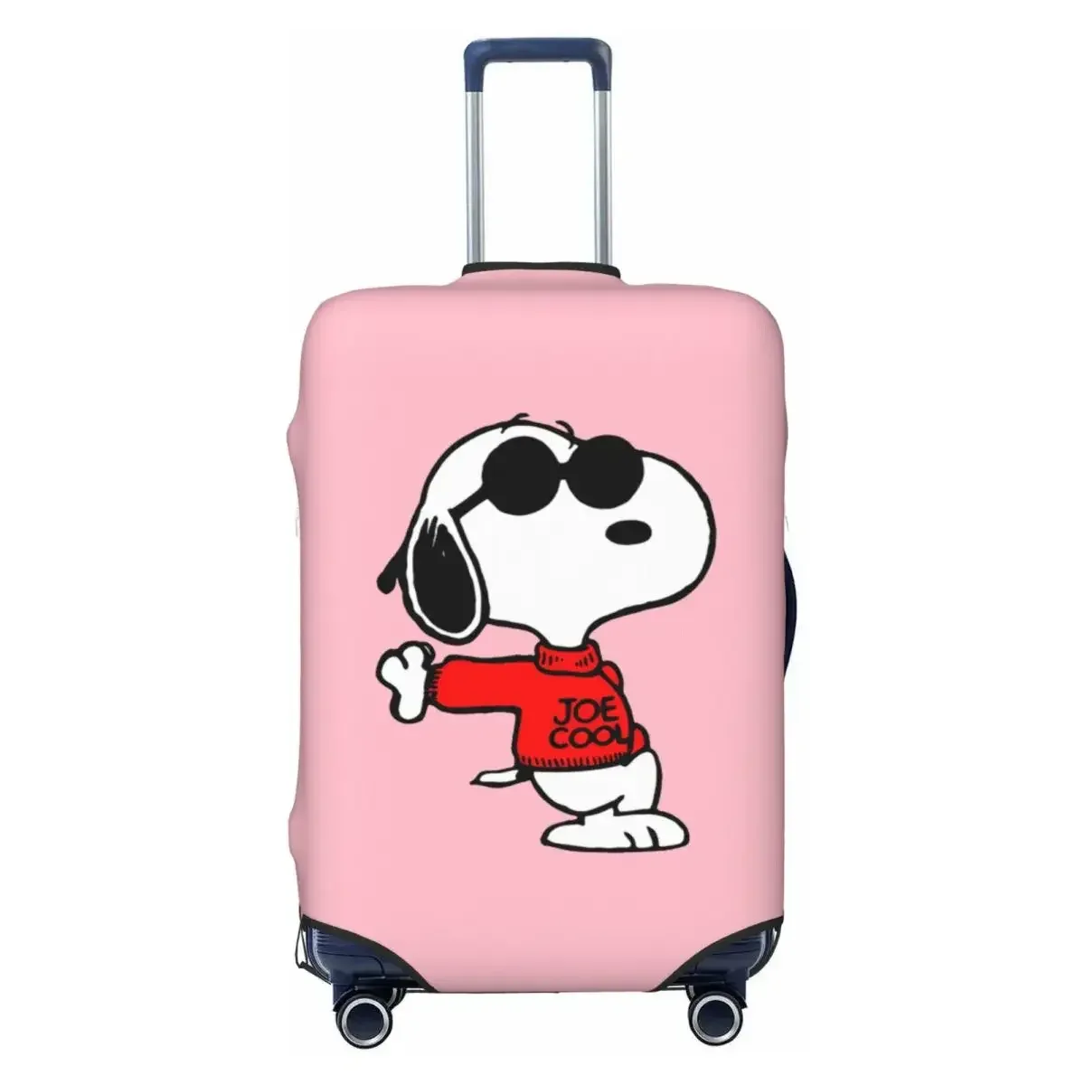 housse de valise à haute élasticité, motif chiens mignons, convient aux bagages de 18 à 32 pouces, durable, lavable, anti-poussière, pour avion et voyages en voiture