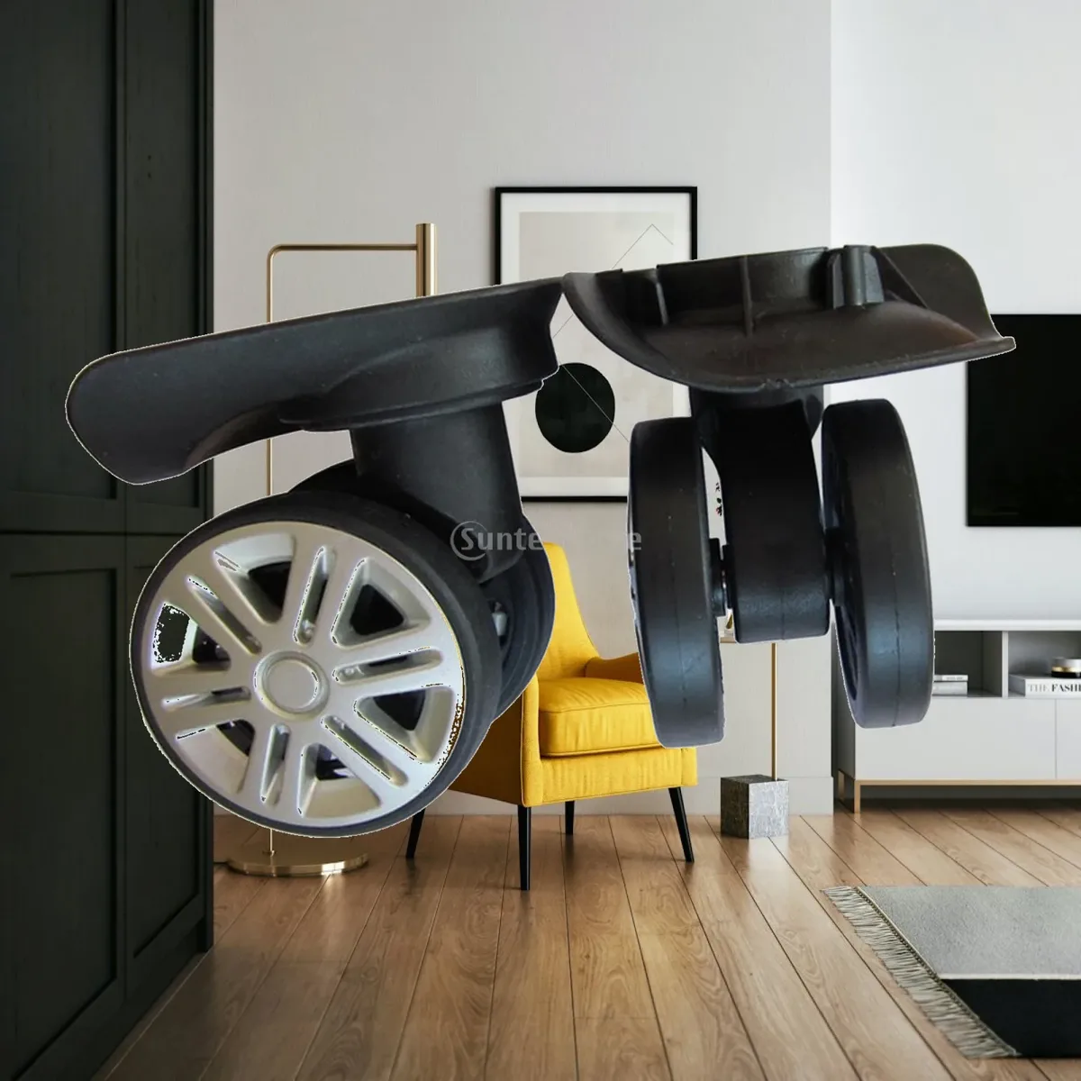 roues pivotantes robustes de remplacement pour valises et bagages de voyage