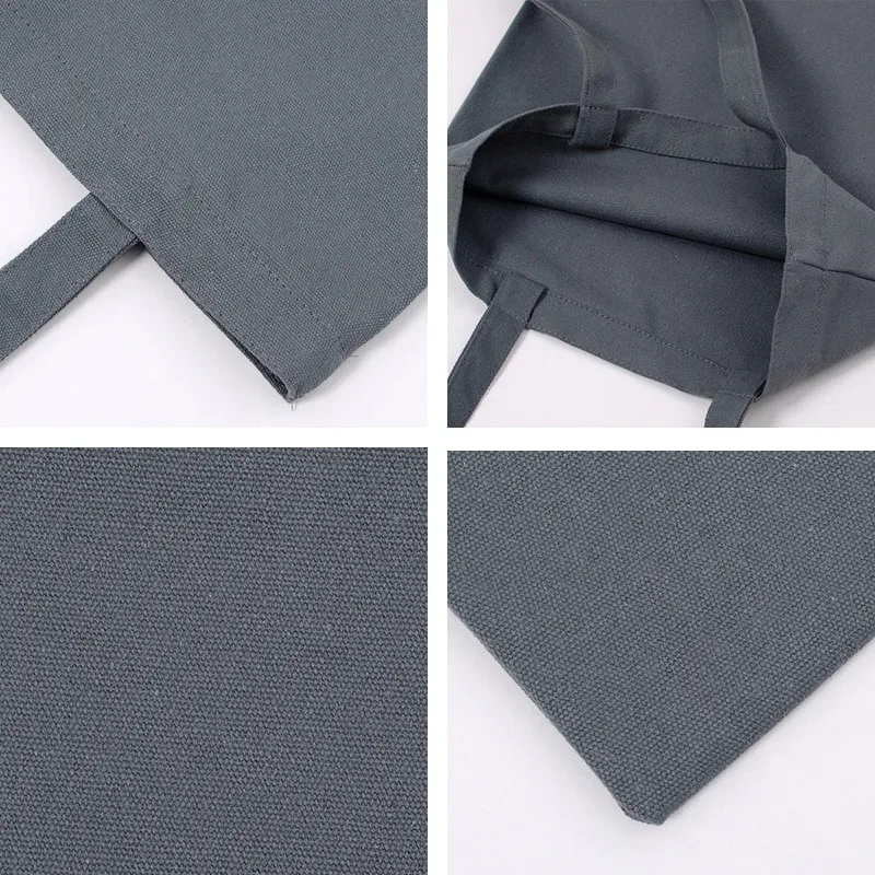 sac fourre-tout de shopping écologique en coton personnalisé, couleur bonbon, pliable et réutilisable, sac de supermarché en toile pour femmes