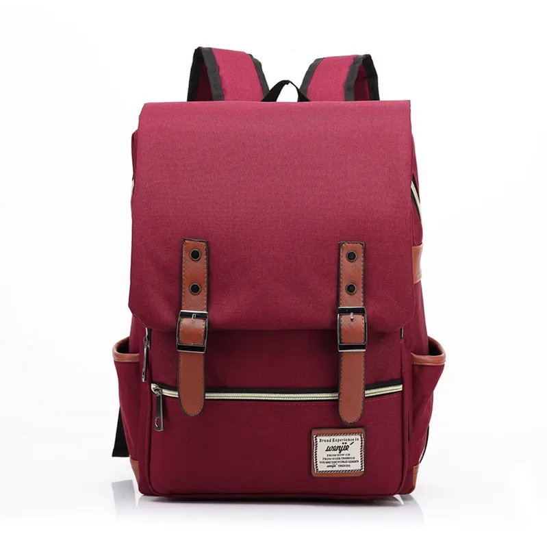 vintage unisexe oxford sacs à dos imperméables grande capacité hommes sac de voyage femmes étudiants livres scolaires 16 pouces sac à dos pour ordinateur portable