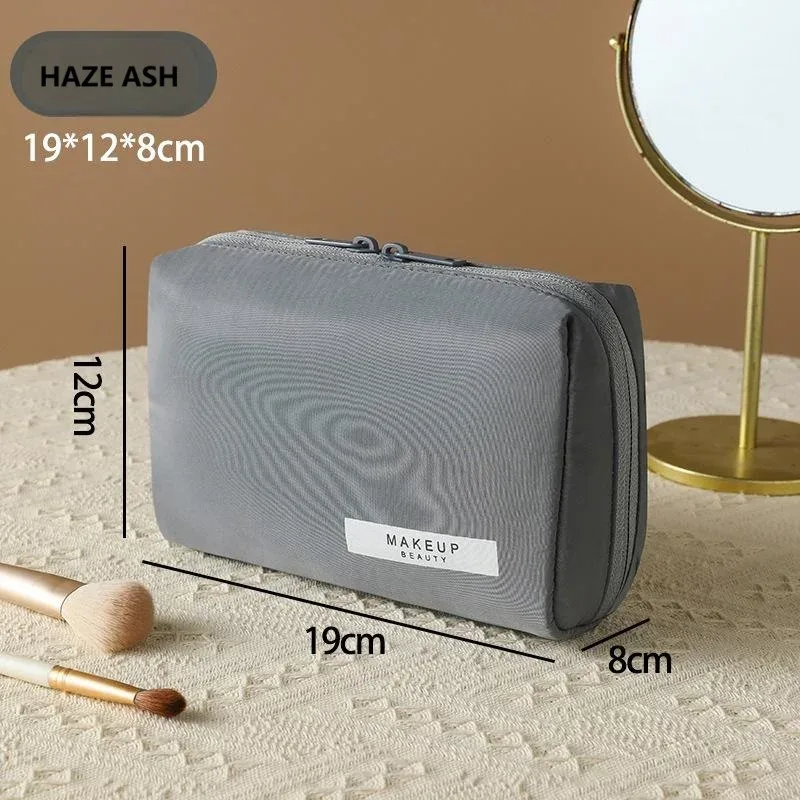 sac de maquillage étanche pour femmes, sac à cosmétiques portable de grande capacité, pochette de voyage, sac de rangement, petit sac de toilette, pochette à cosmétiques