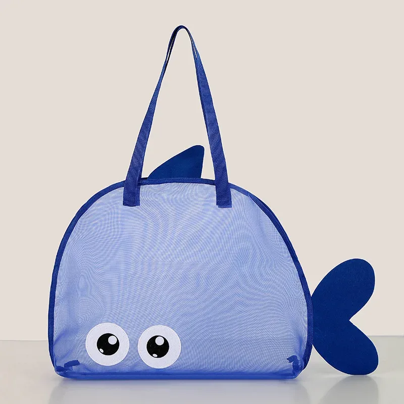 sac de plage en filet mignon pour jouets de sable, grande capacité, portable, sac de rangement pour femmes, pour la plage et les voyages, 46,5*40cm
