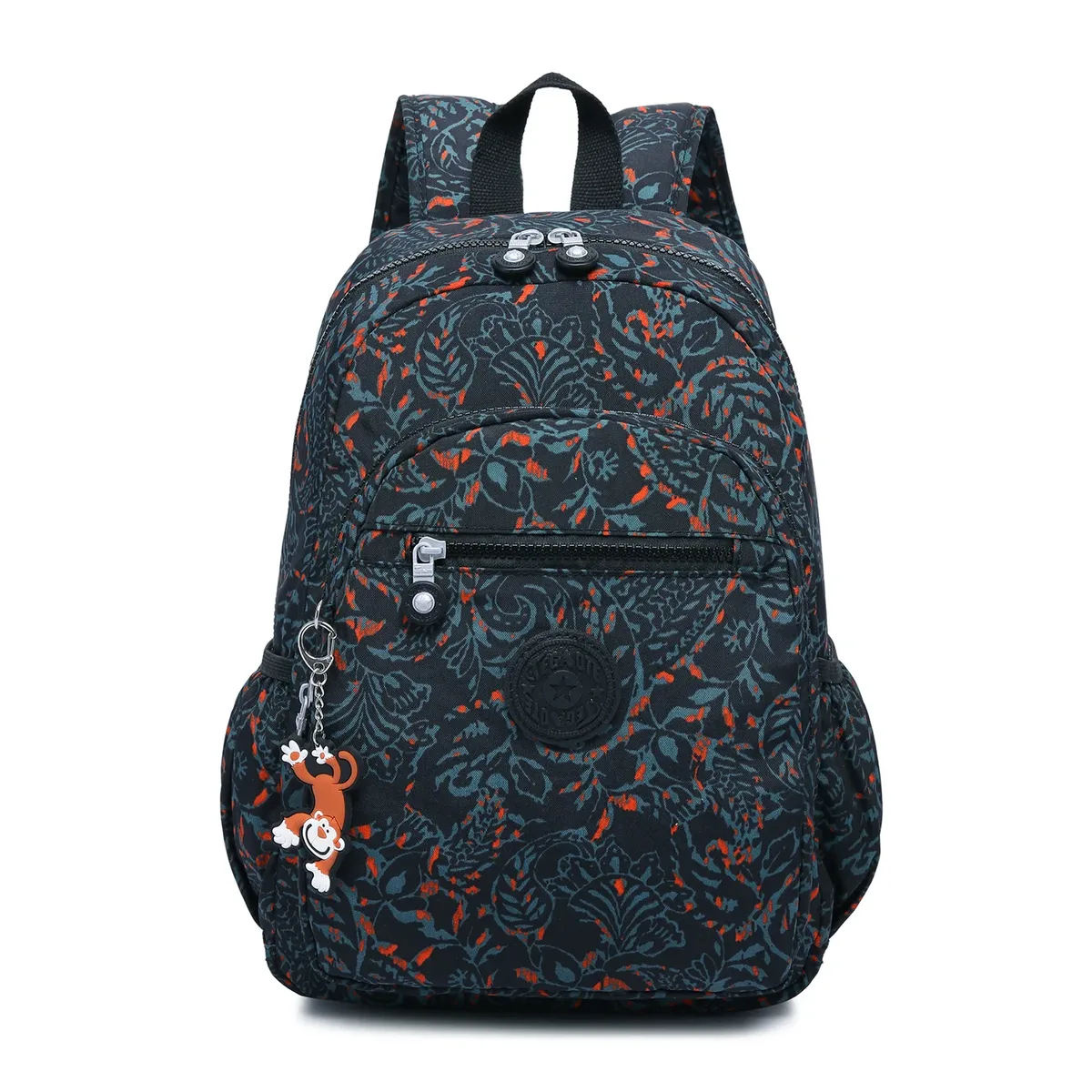 teincome ote-sac à dos d'école étanche pour fille et garçon, sac de voyage léger pour homme, 2024 nylon, motif de fleurs, mode décontractée, a4, m1318