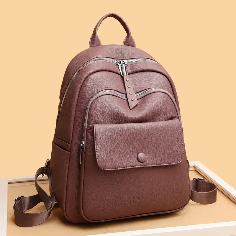 sac à dos pour ordinateur portable pour femmes, sac d'école multipoches pour adolescentes, sac à dos de voyage en plein air de grande capacité