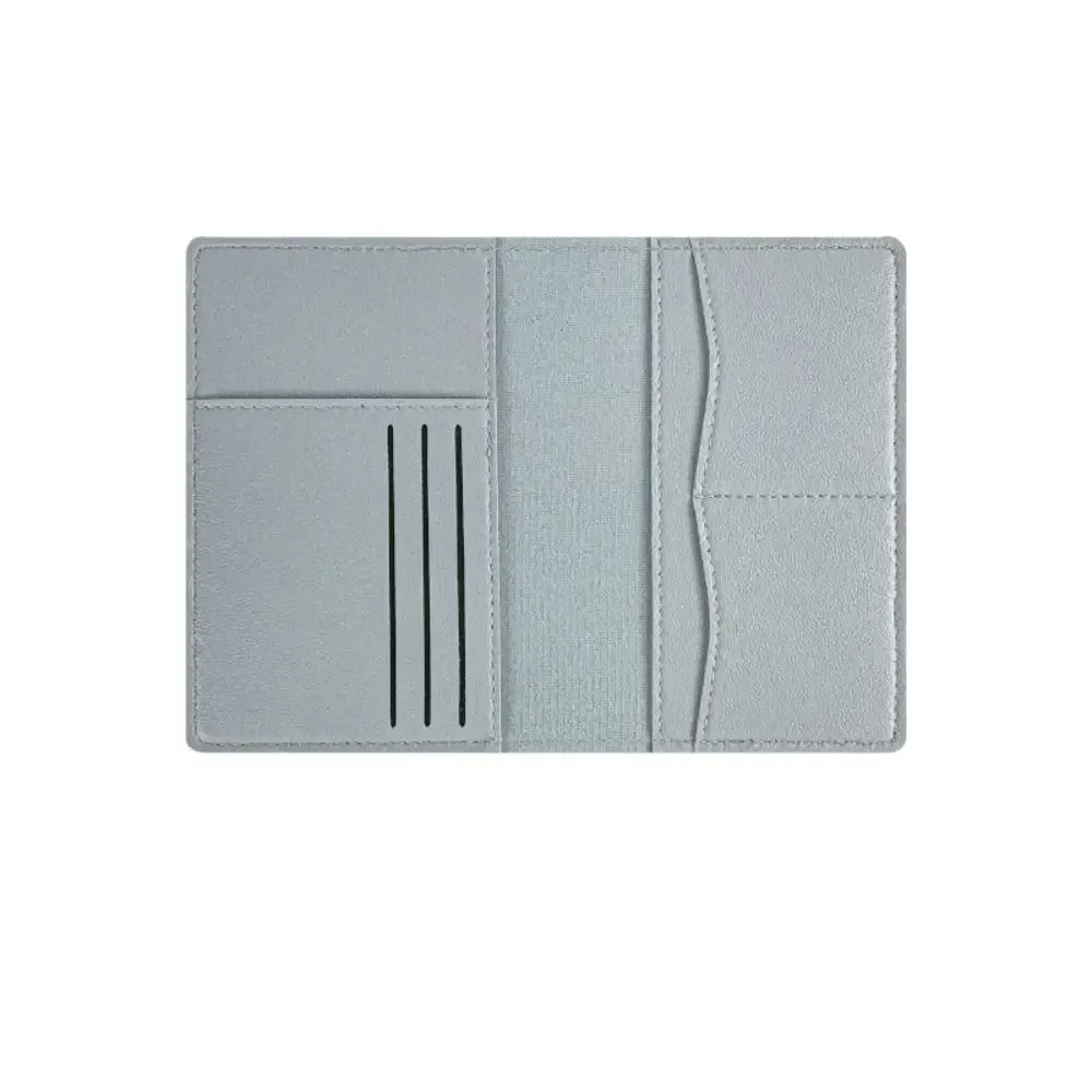 housse de passeport de voyage en pu, sac de passeport multifonction haute capacité, plusieurs emplacements pour cartes, accessoires de voyage