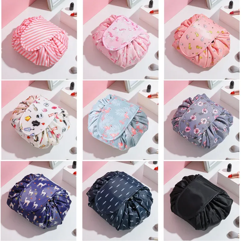 nouvelle trousse de toilette portable pour femme, sac de rangement à cordon de serrage grande capacité, best-seller
