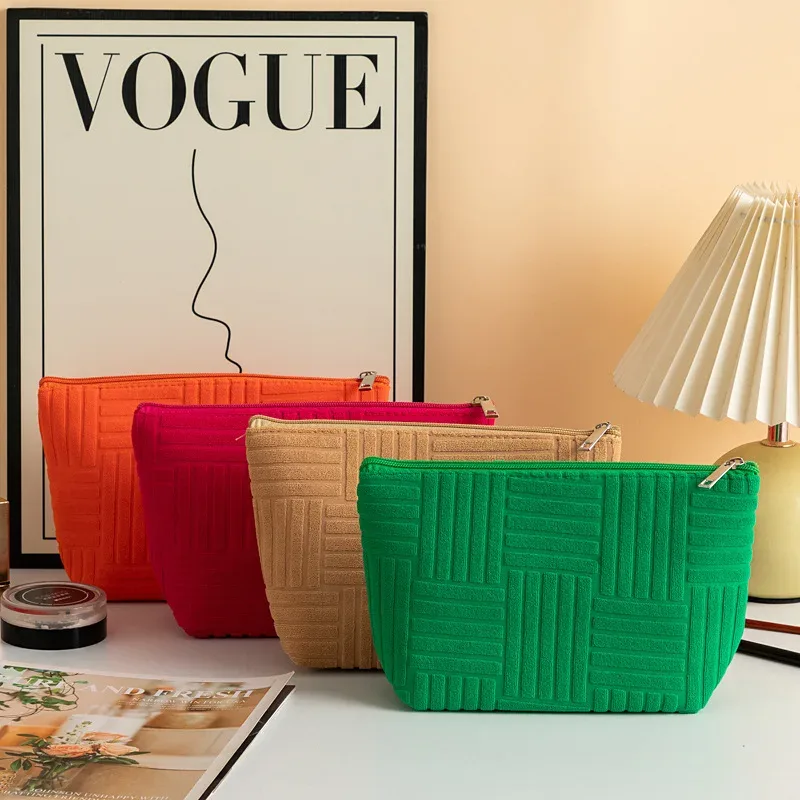 sac de maquillage en forme de seau, grande capacité, portable, pour voyage et maison, sac de rangement pour cosmétiques
