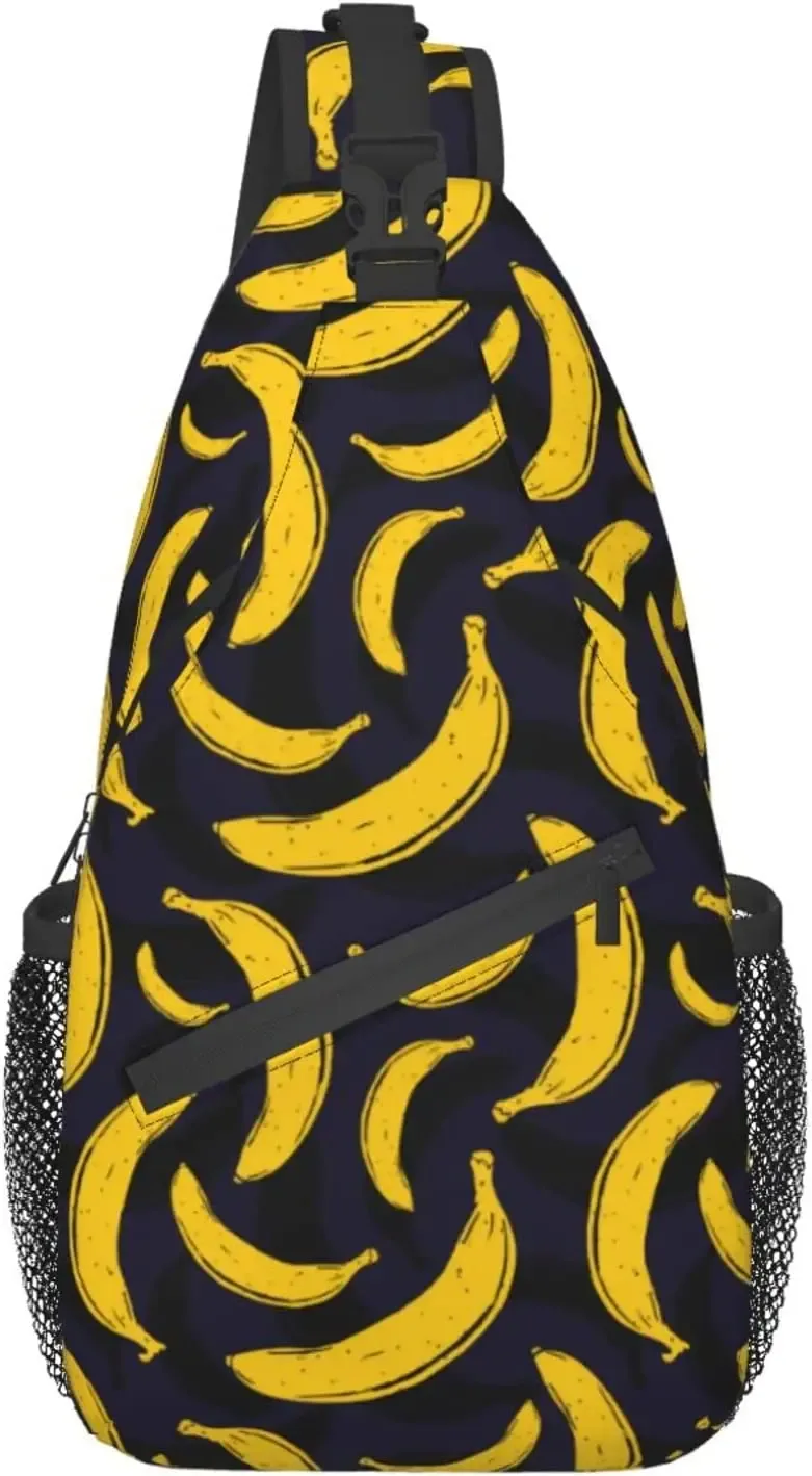 sac à bandoulière à motif de gels sans couture pour femmes et hommes, sacs à bandoulière à imprimé fruits, sac à dos décontracté, sac de poitrine, sac à dos initié