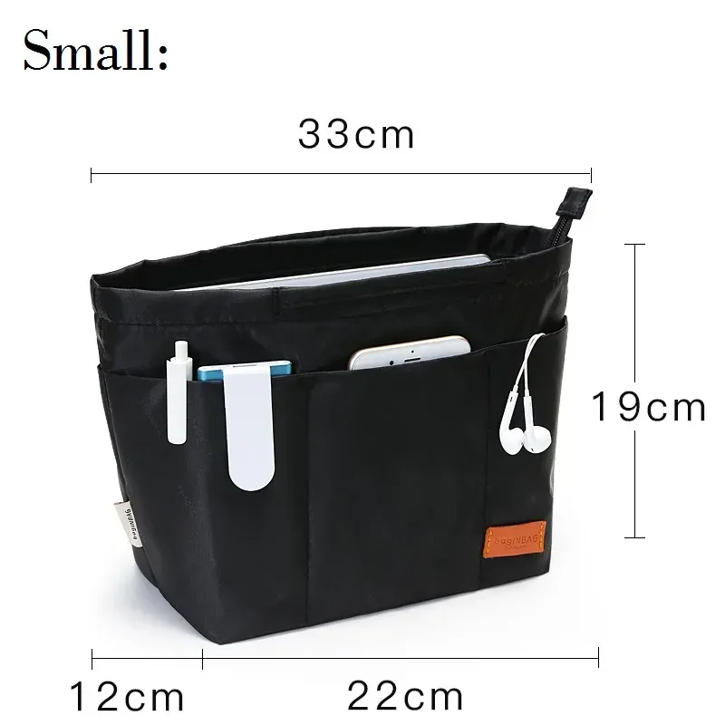 luxury nylon purse organizer insert for brand tote bags