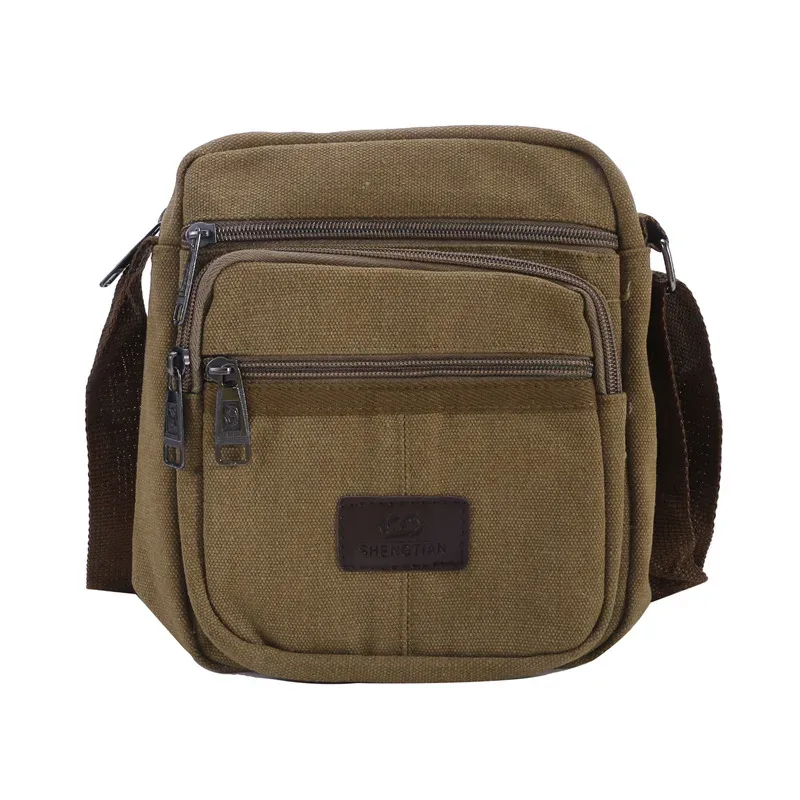 sac à bandoulière pour hommes affaires loisirs grande capacité sac à main portable fermeture éclair multicouche étanche été sacs à bandoulière pour hommes